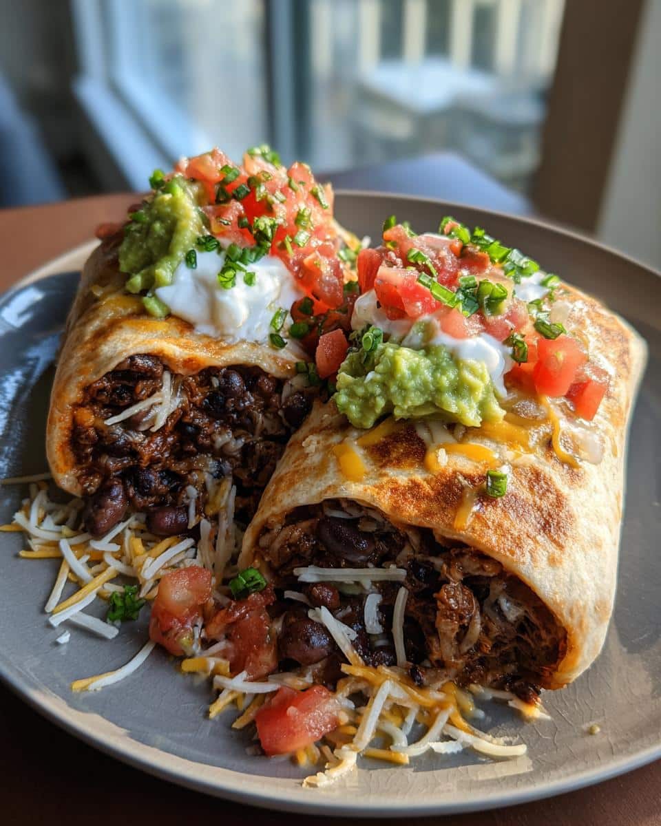 Slow Cooker Black Bean Burritos Recipe - detail 3