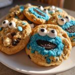 Soft & Chewy Cookie Monster Cookies