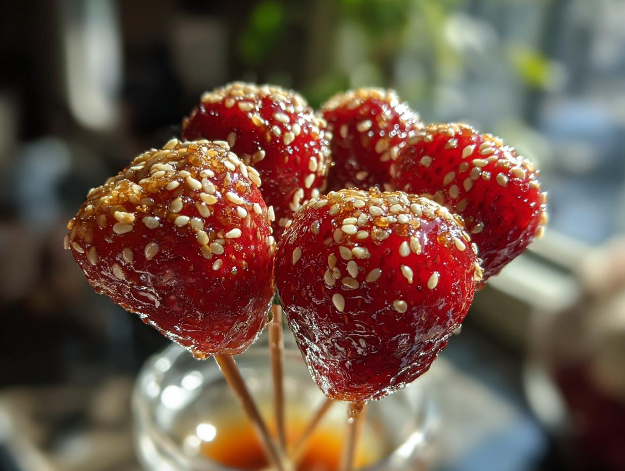 Disgustingly Easy: Strawberry Tanghulu in 25 Mins