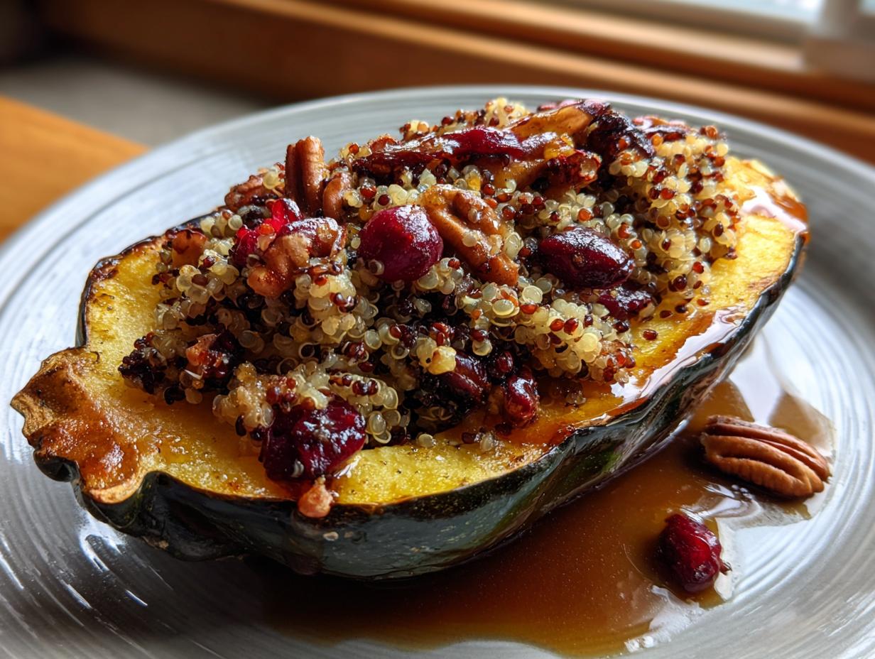 Devastatingly Delicious Stuffed Delicata Squash in Under 1H