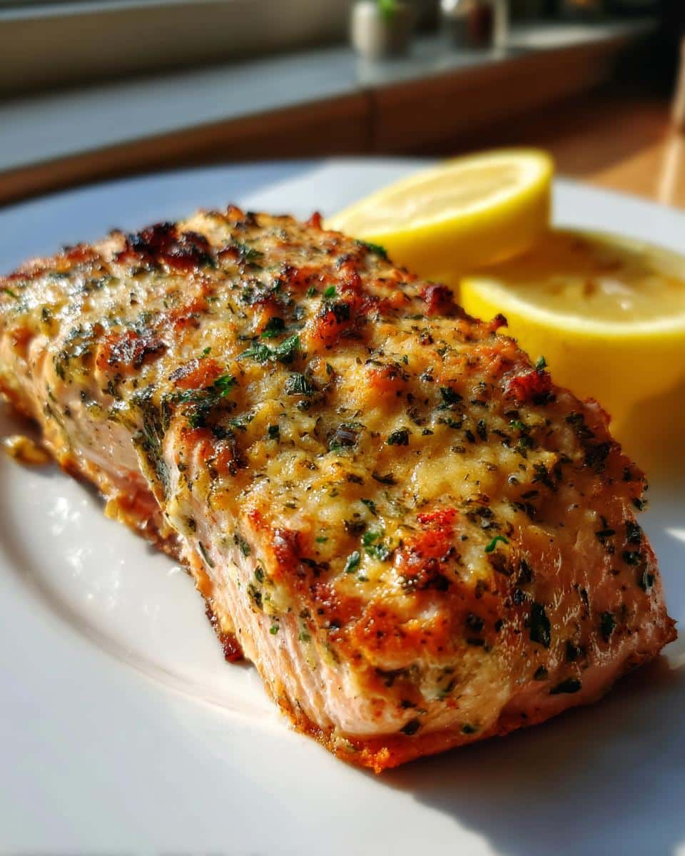 Texas Roadhouse Style Baked Salmon - detail 3