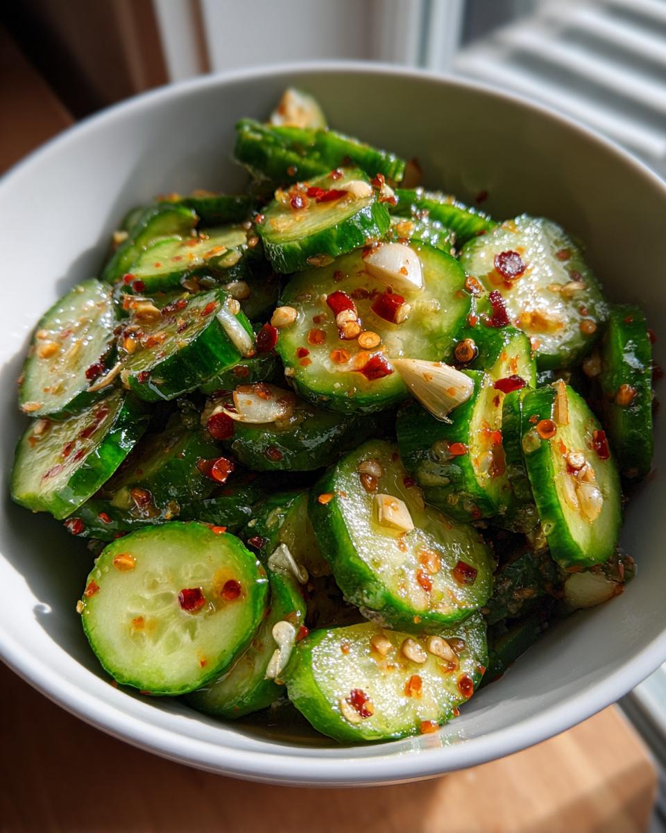 TikTok Cucumber Salad - detail 2