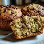 Zucchini chocolate chip muffins