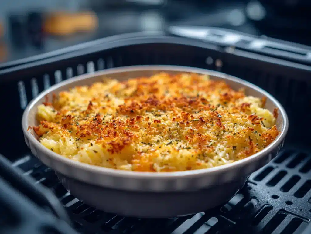 Air fryer baking green bean casserole