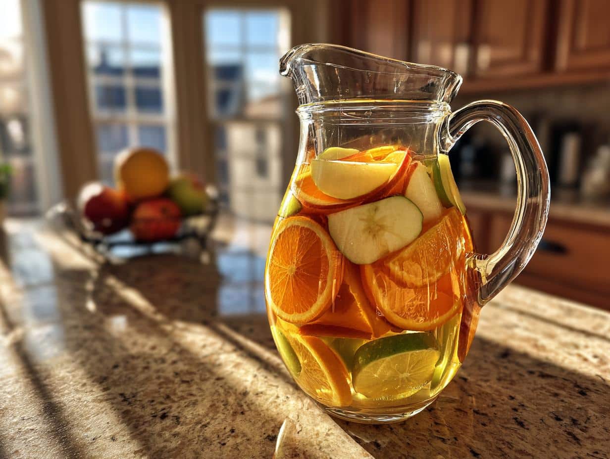 apple cider sangria