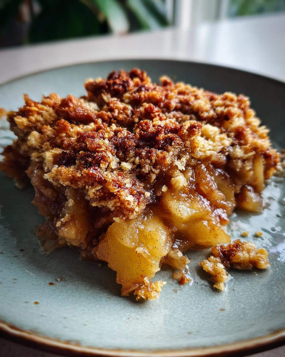 apple crisp - detail 2