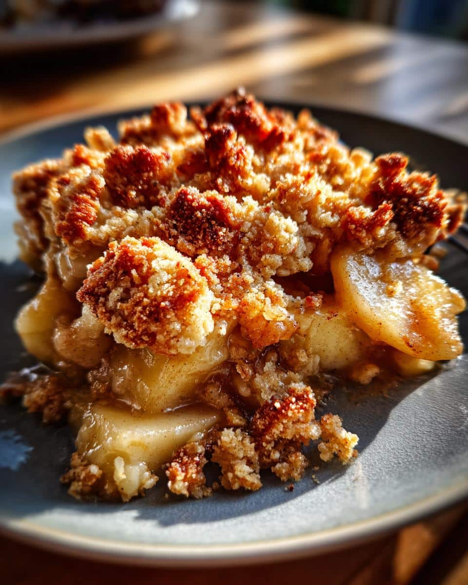 apple crisp - detail 3