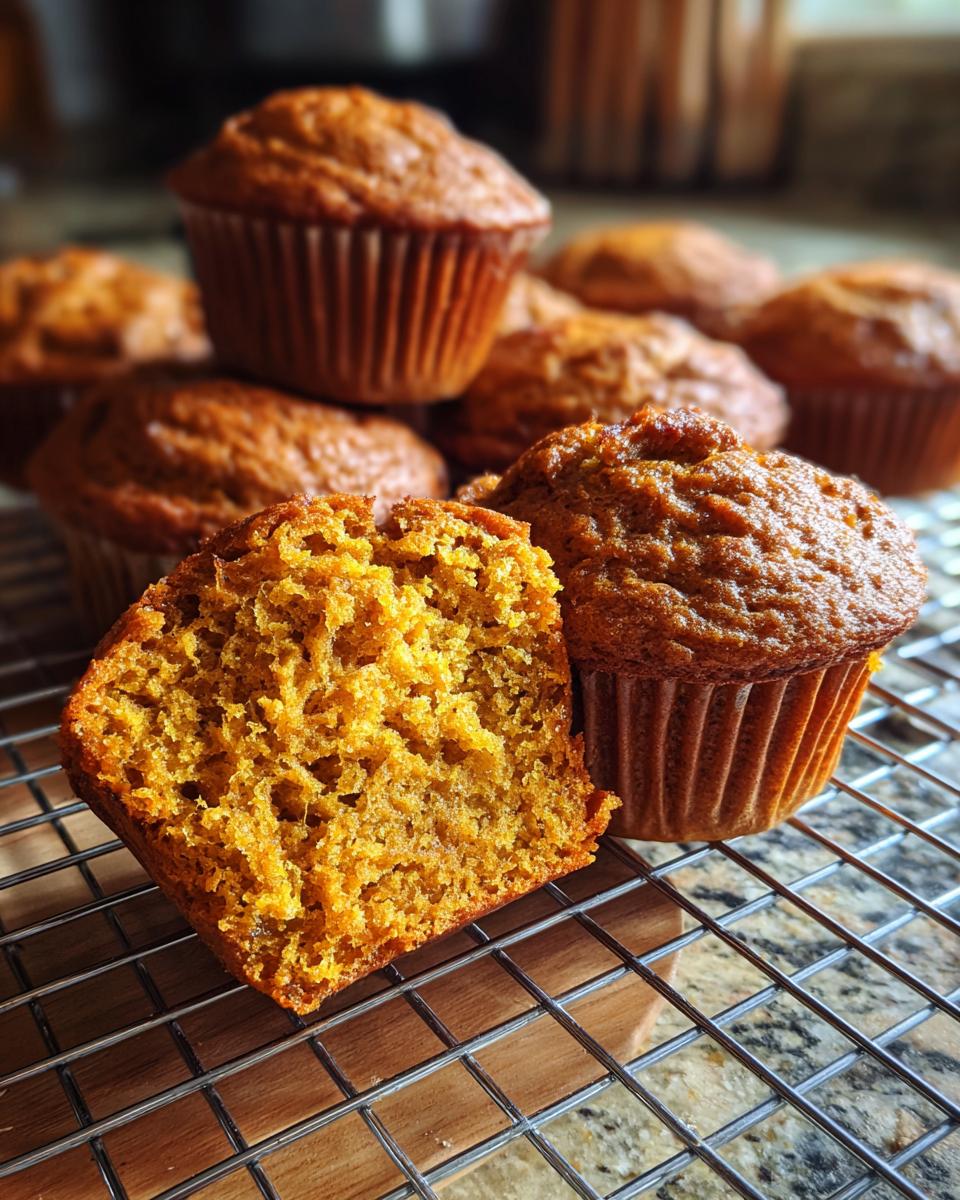 banana pumpkin muffins - detail 1