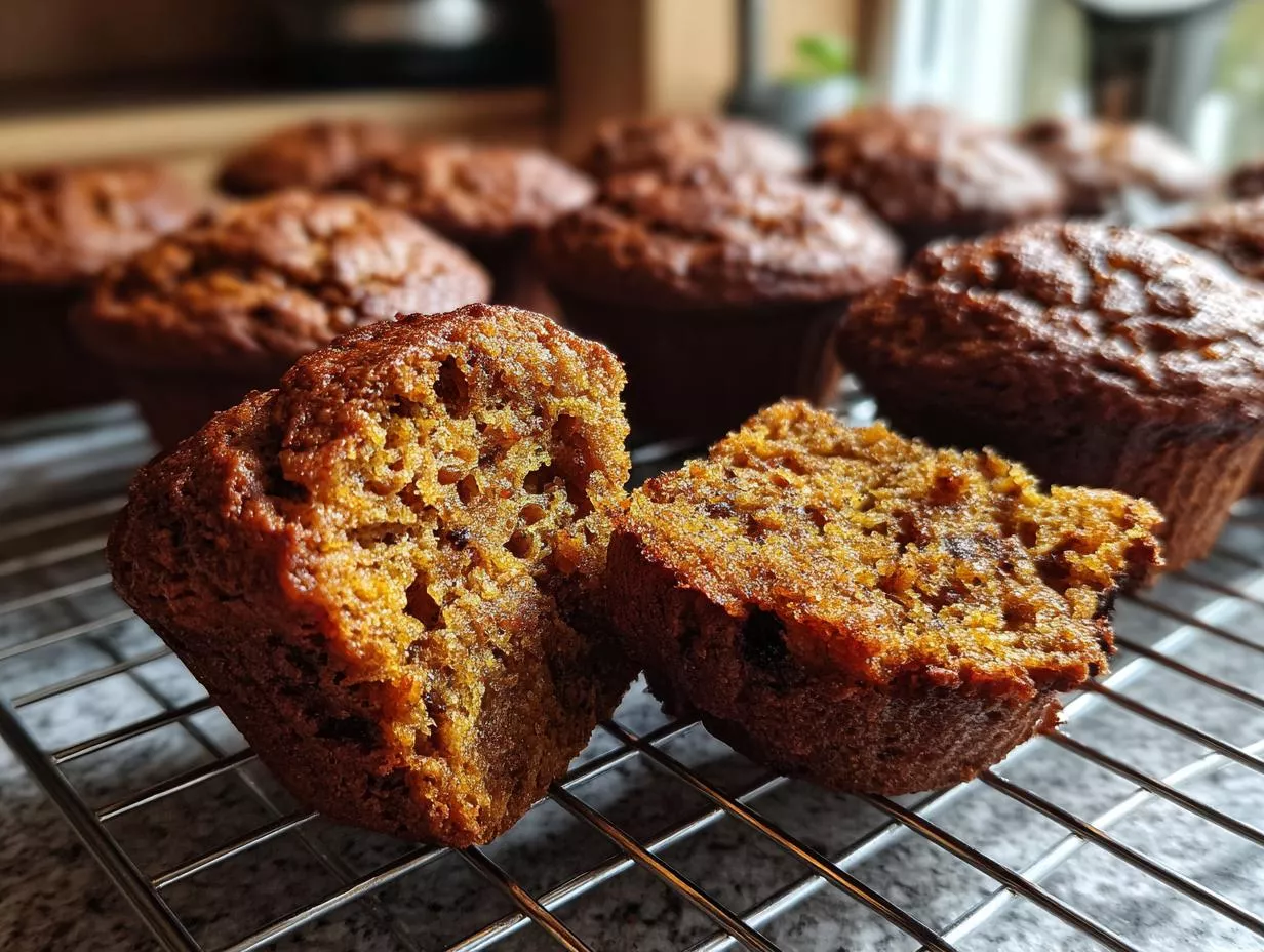 Disgustingly Good Banana Pumpkin Muffins in 20 Minutes