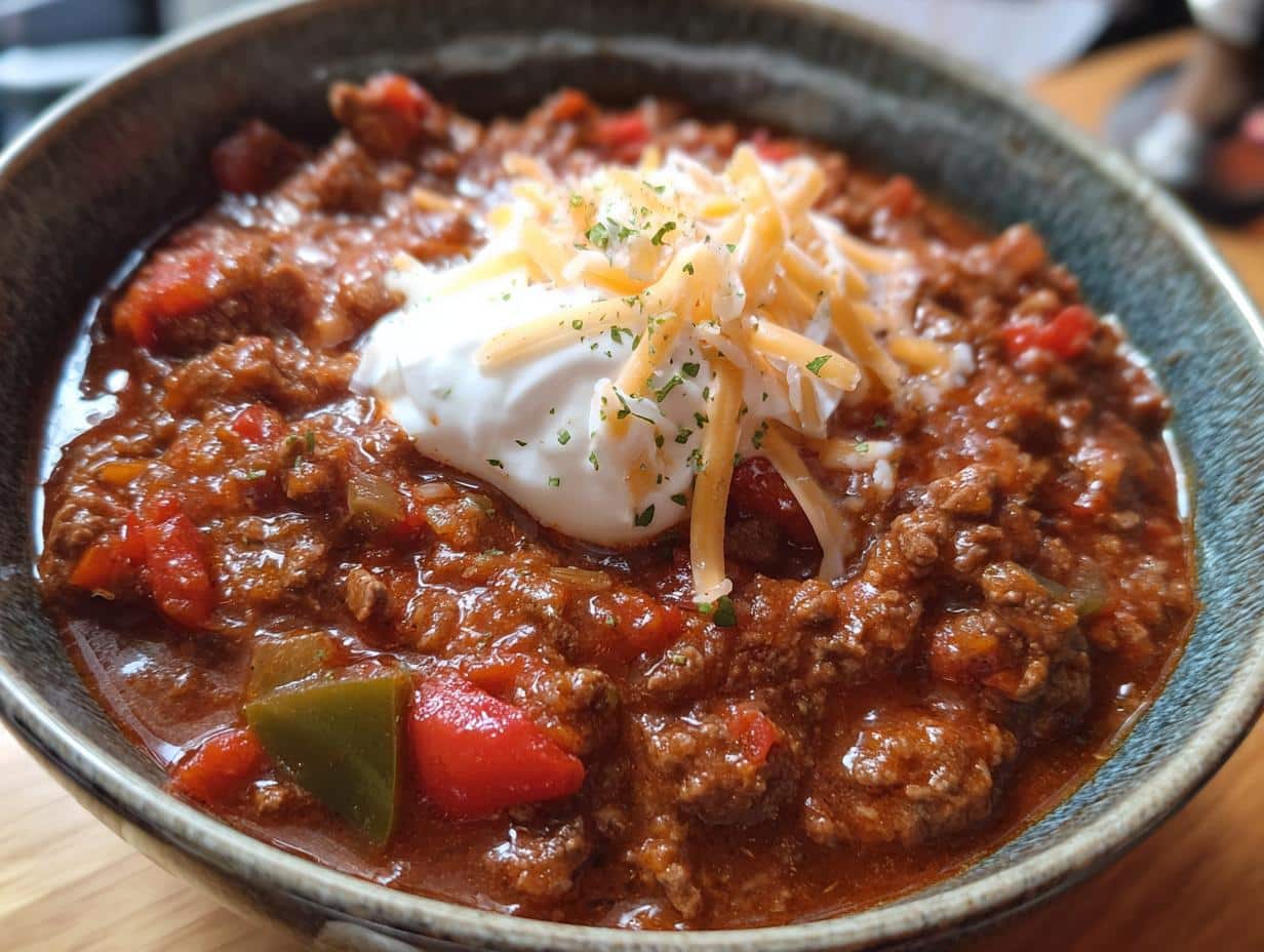 chili recipe no beans