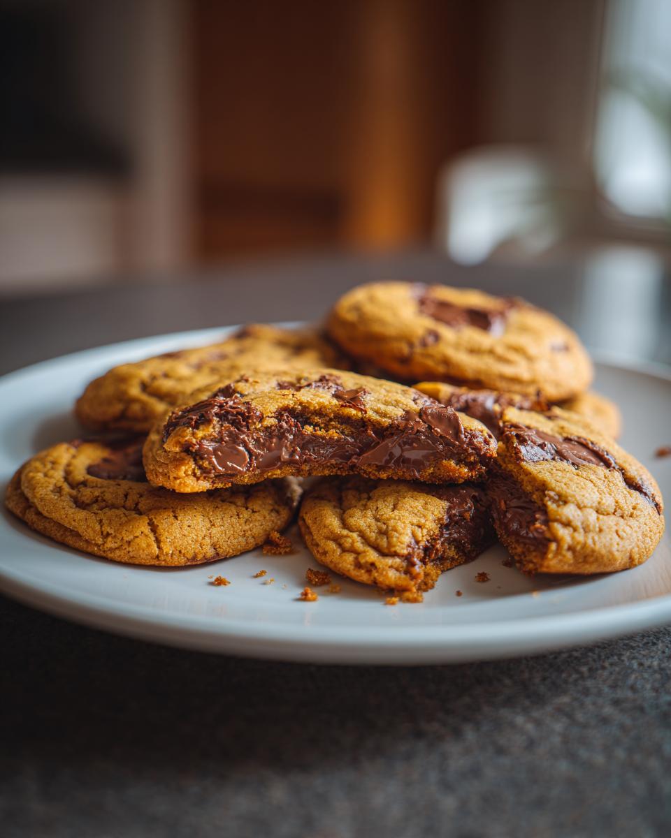 chocolate chip cookies with pudding - detail 2