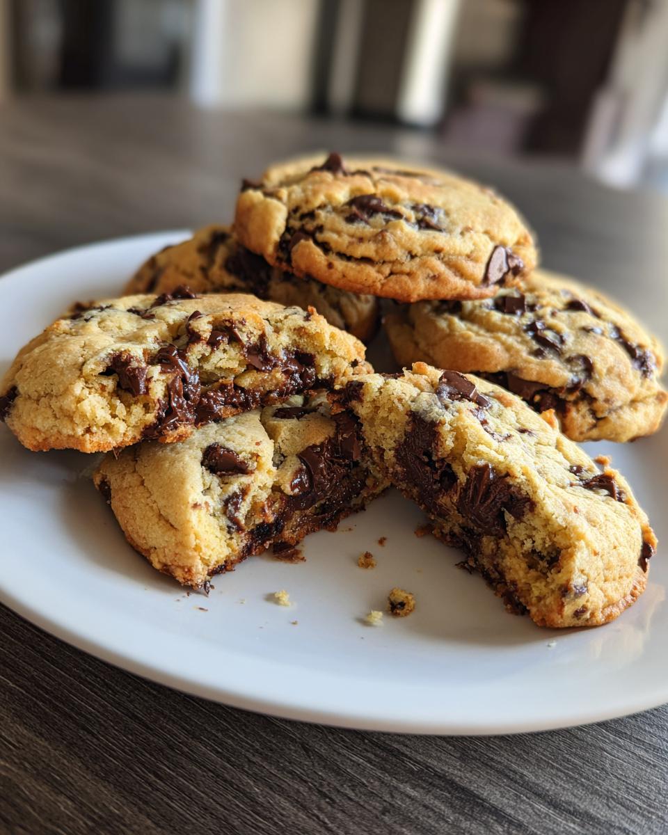 chocolate chip cookies with pudding - detail 3