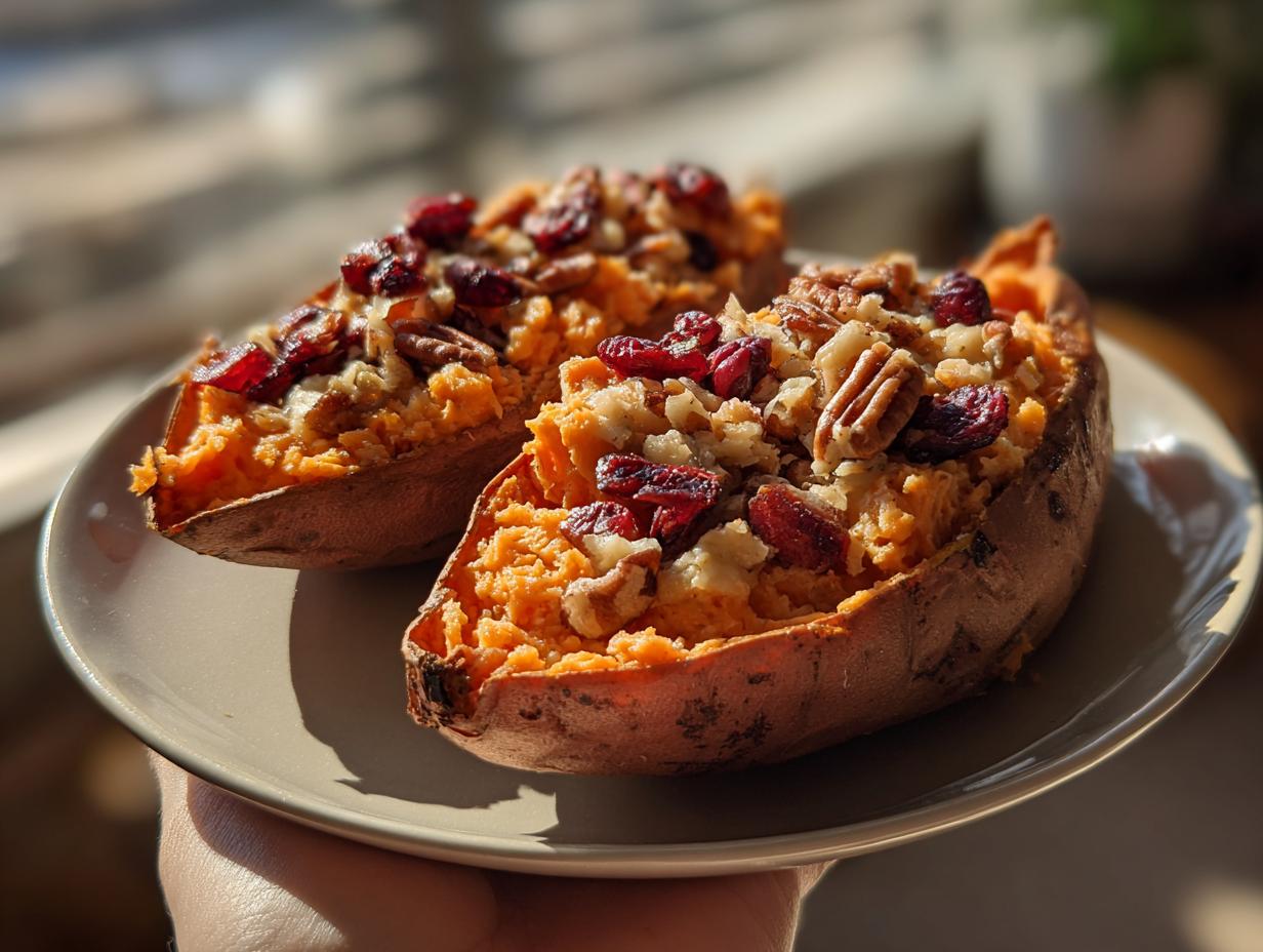 Cranberry Apple Sweet Potatoes: 4 Amazing Steps