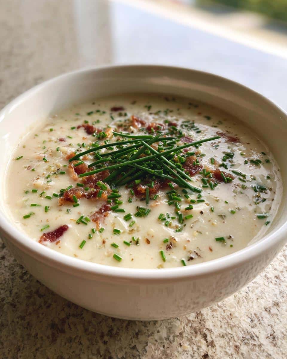 creamy potato soup - detail 2