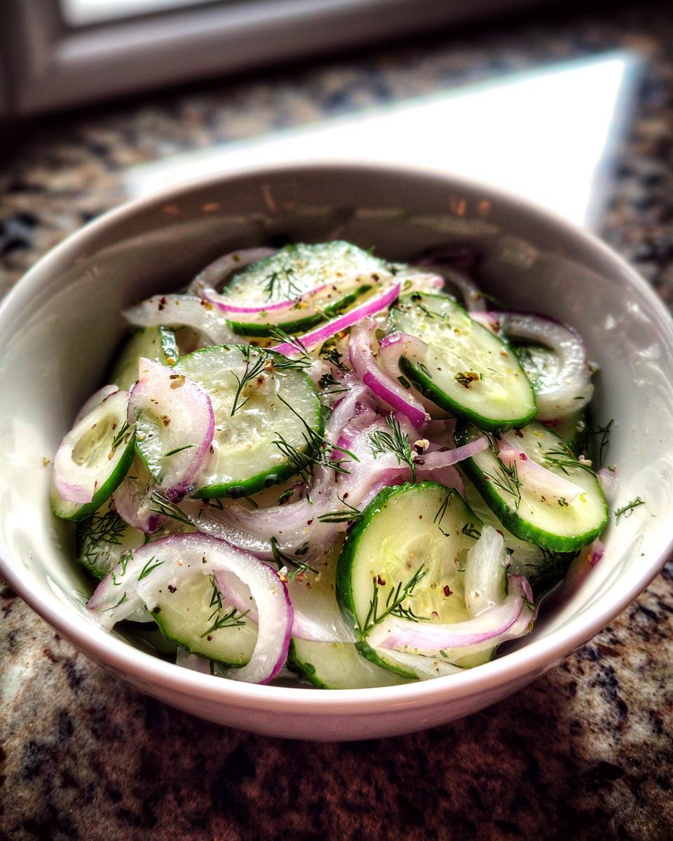 cucumber salad - detail 1
