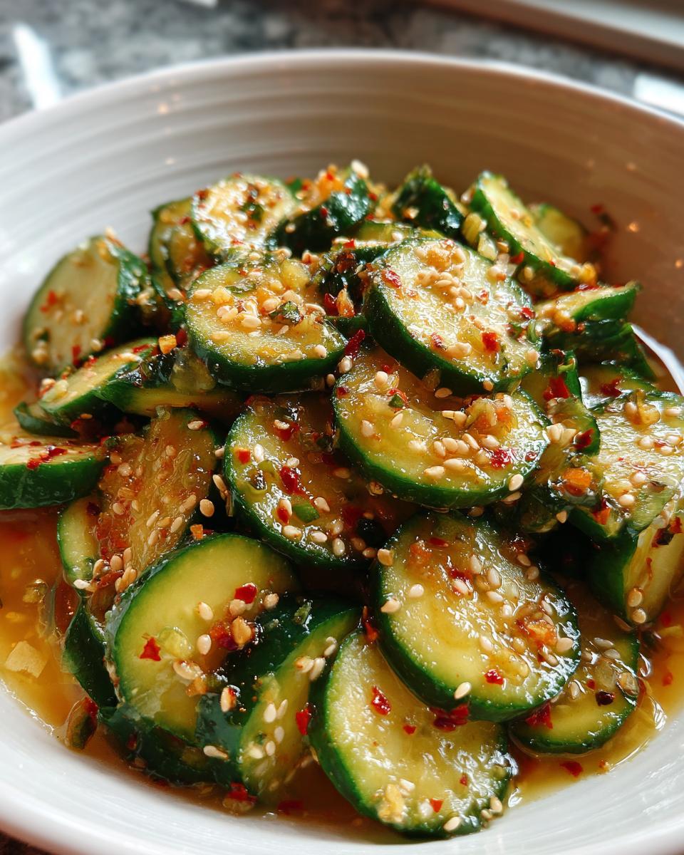 cucumber salad asian - detail 2