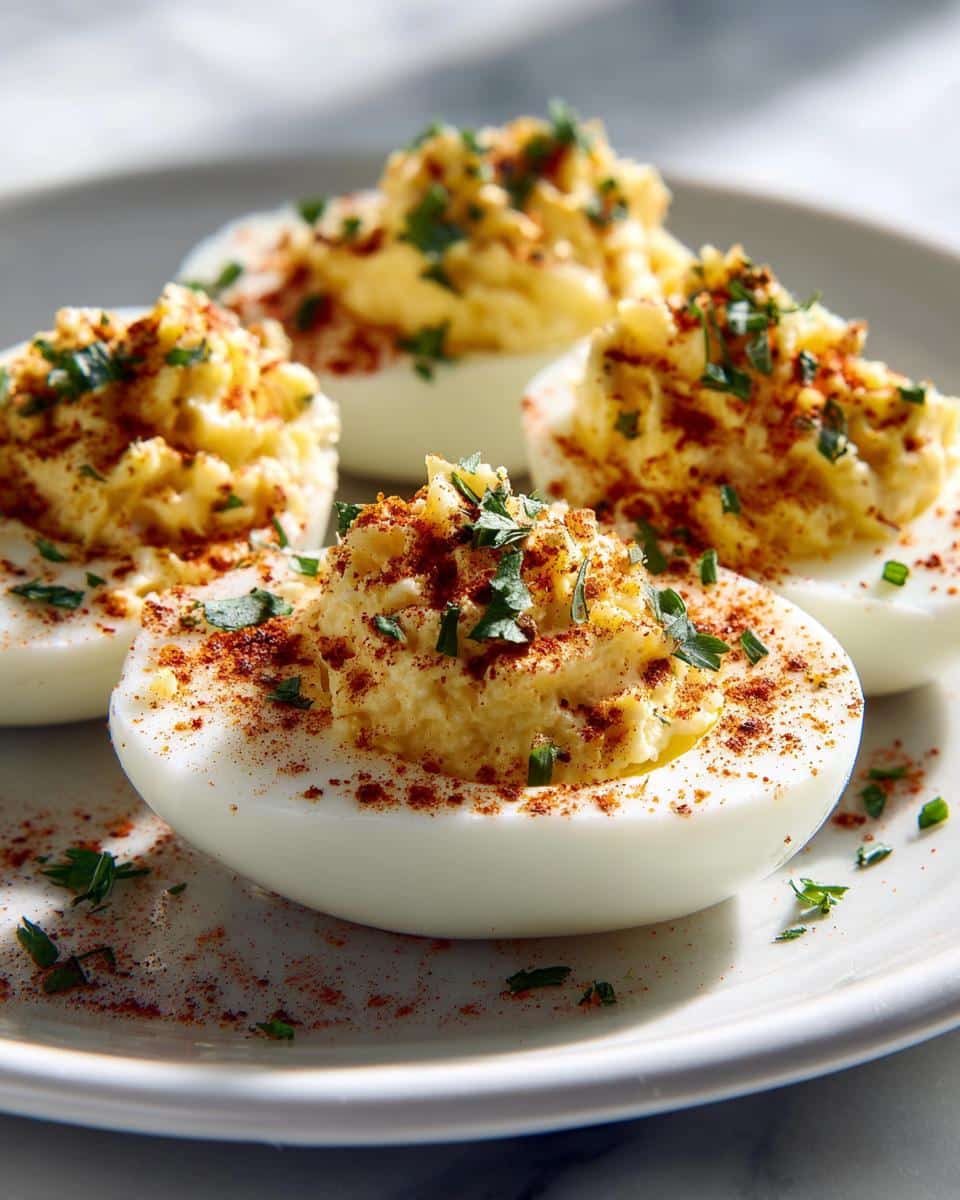 deviled eggs - detail 1