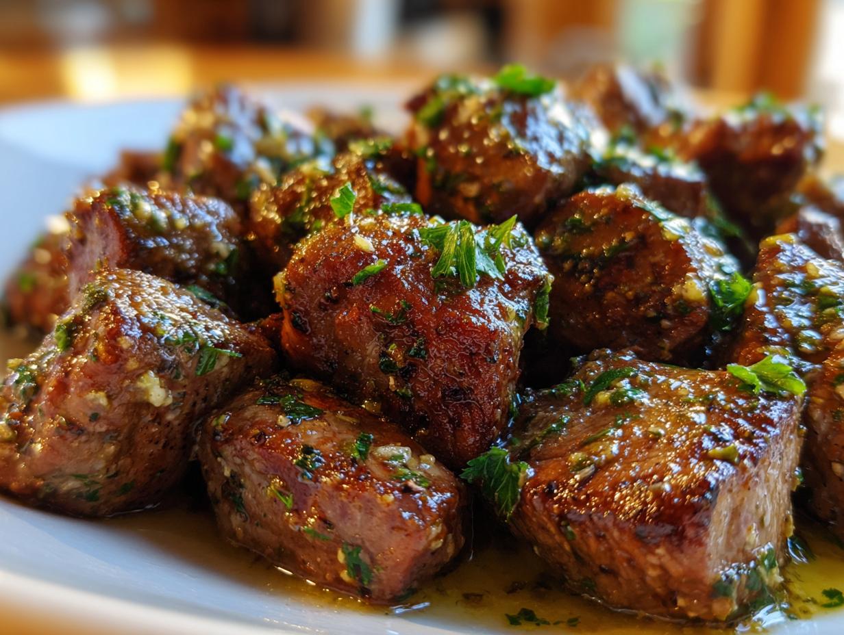 Garlic Butter Steak Bites Crockpot: Foolproof 3 Hour Meal