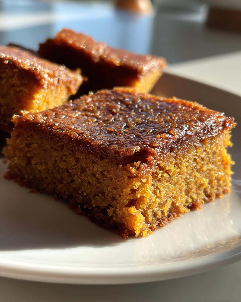 gluten free pumpkin bars - detail 2