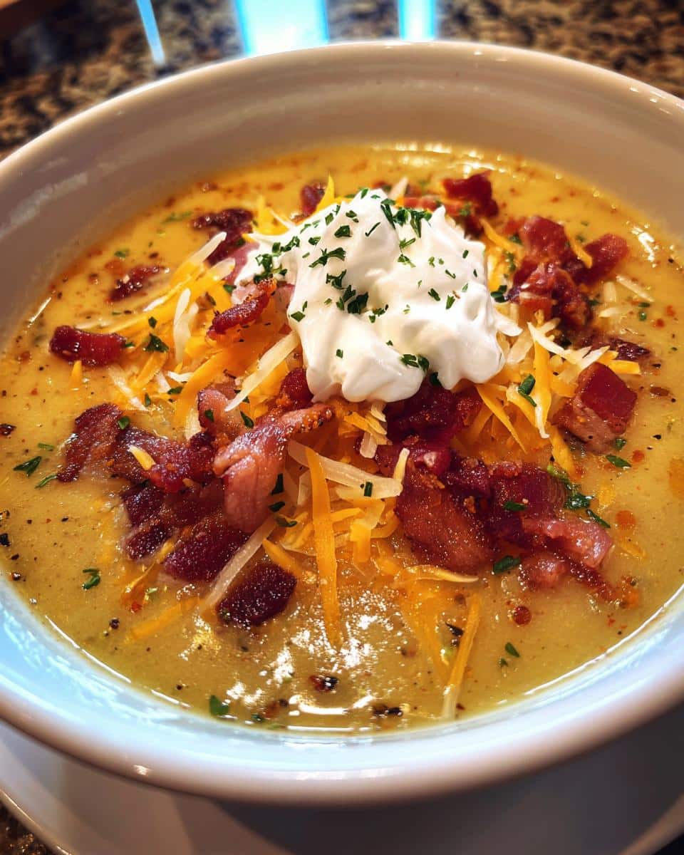 potato soup - detail 1