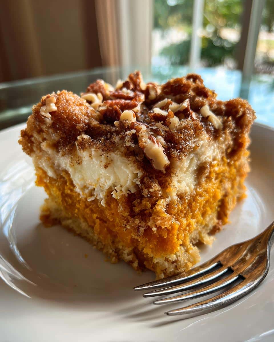 pumpkin dump cake recipe - detail 3