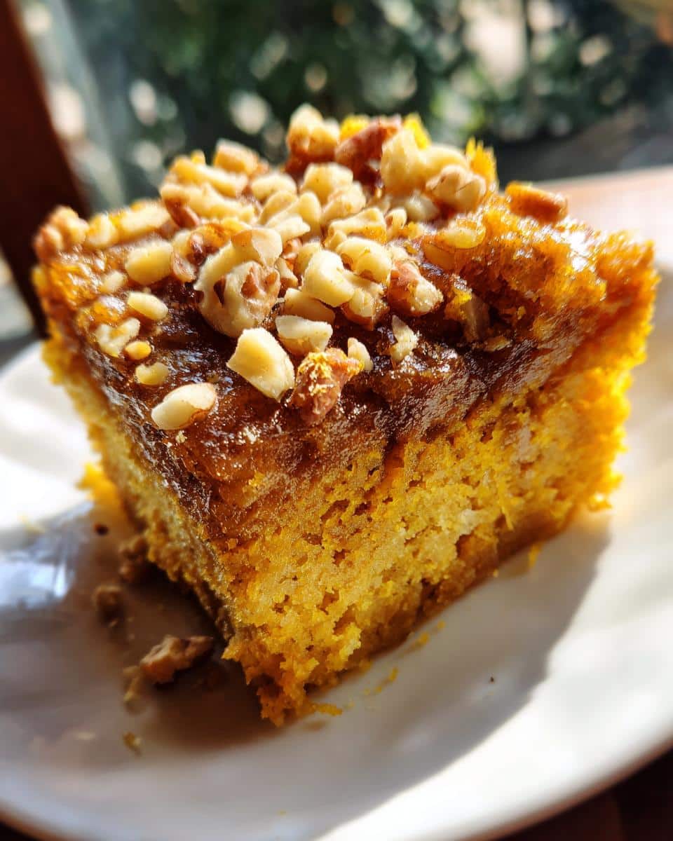 pumpkin dump cake recipe - detail 4