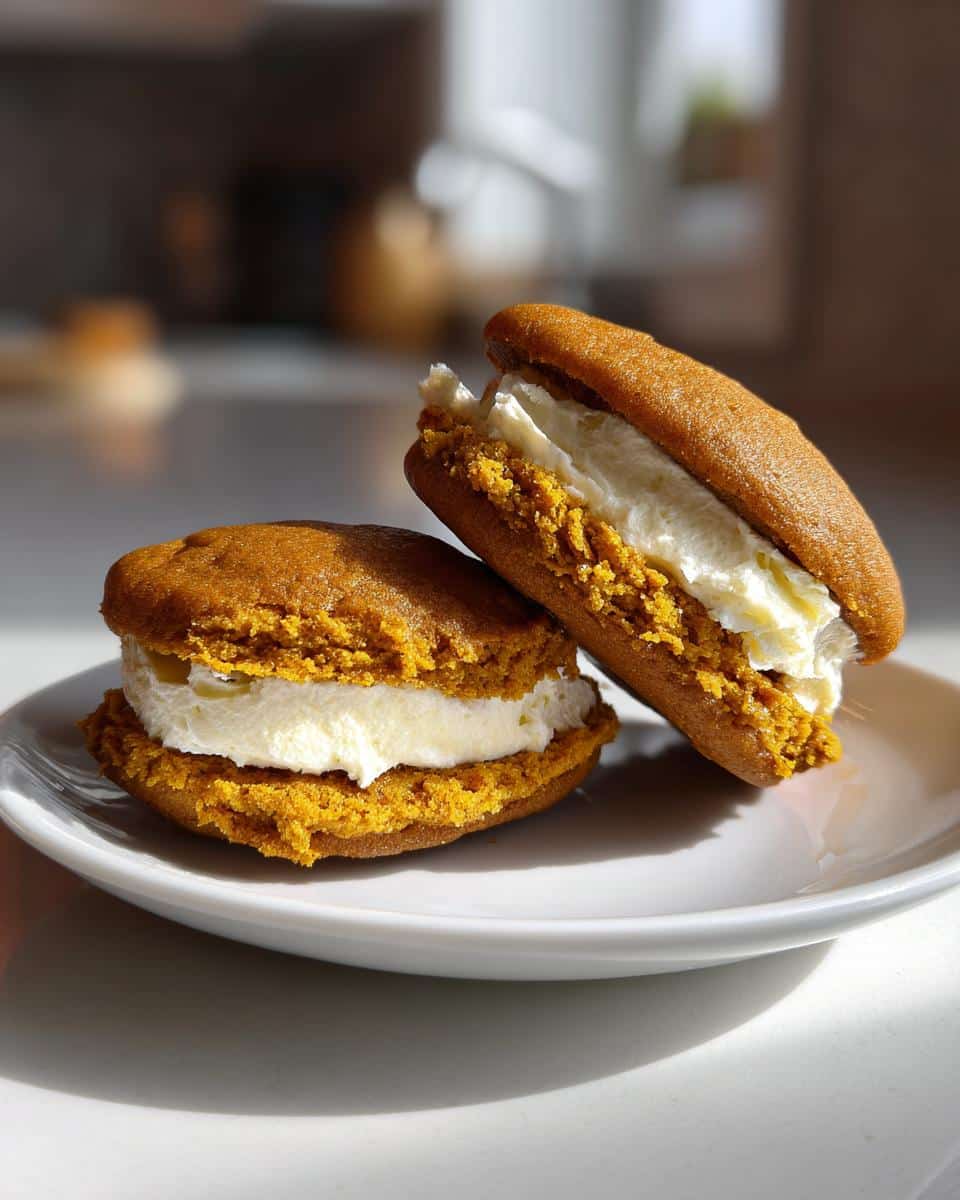 pumpkin whoopie pies - detail 2