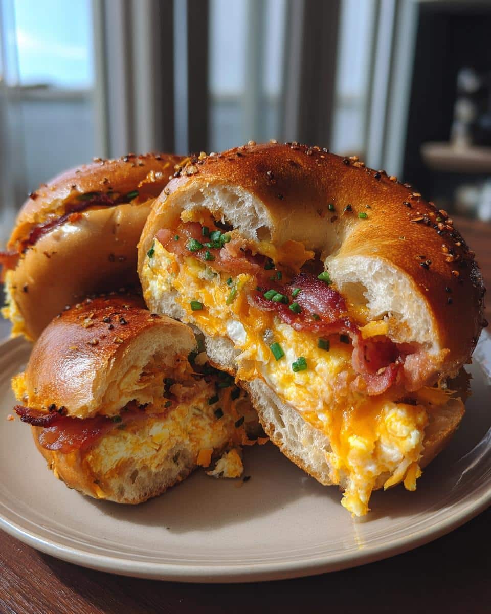 stuffed bagels - detail 2