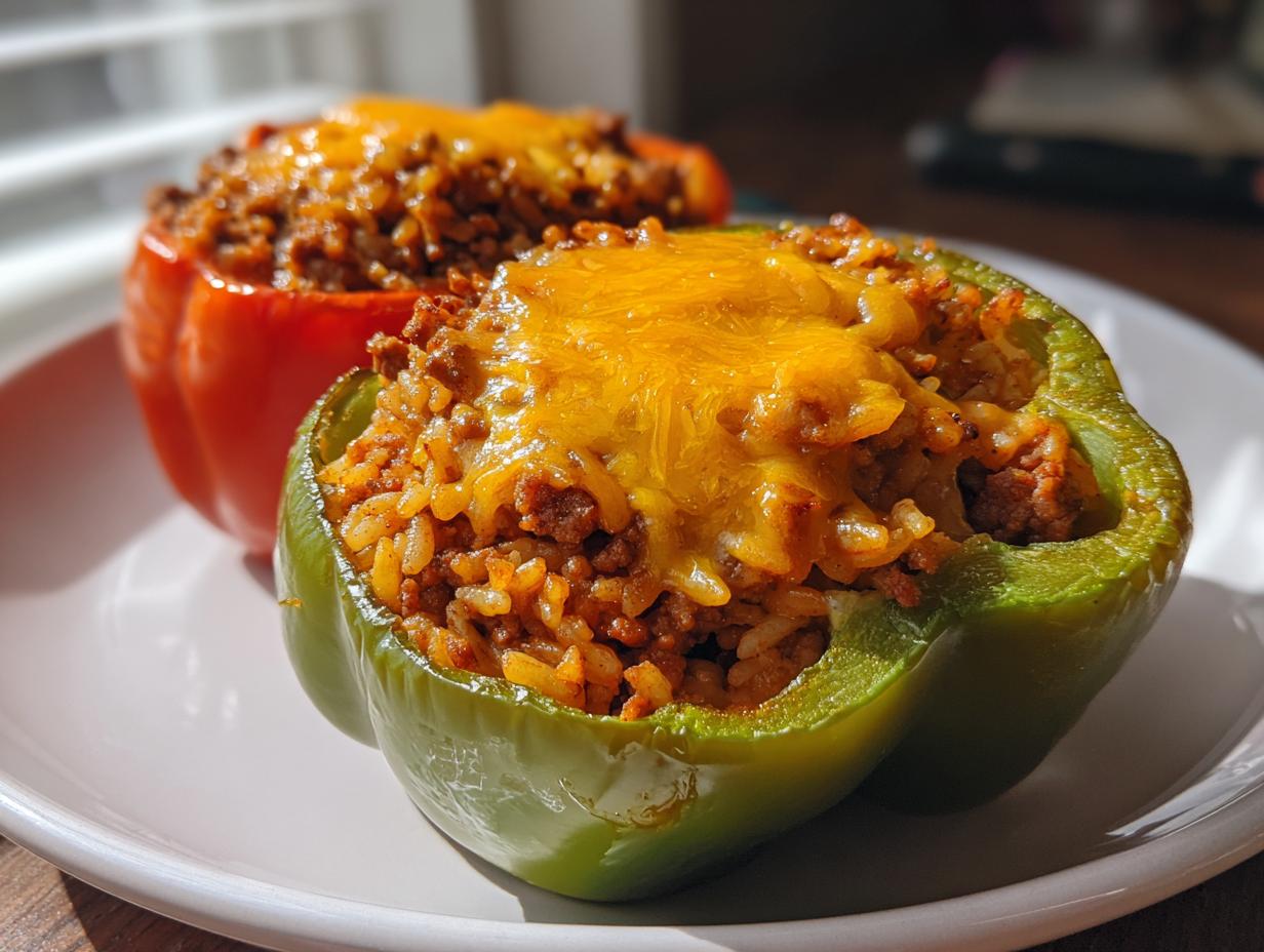 Disgustingly Simple Stuffed Bell Peppers in Only 40 Minutes