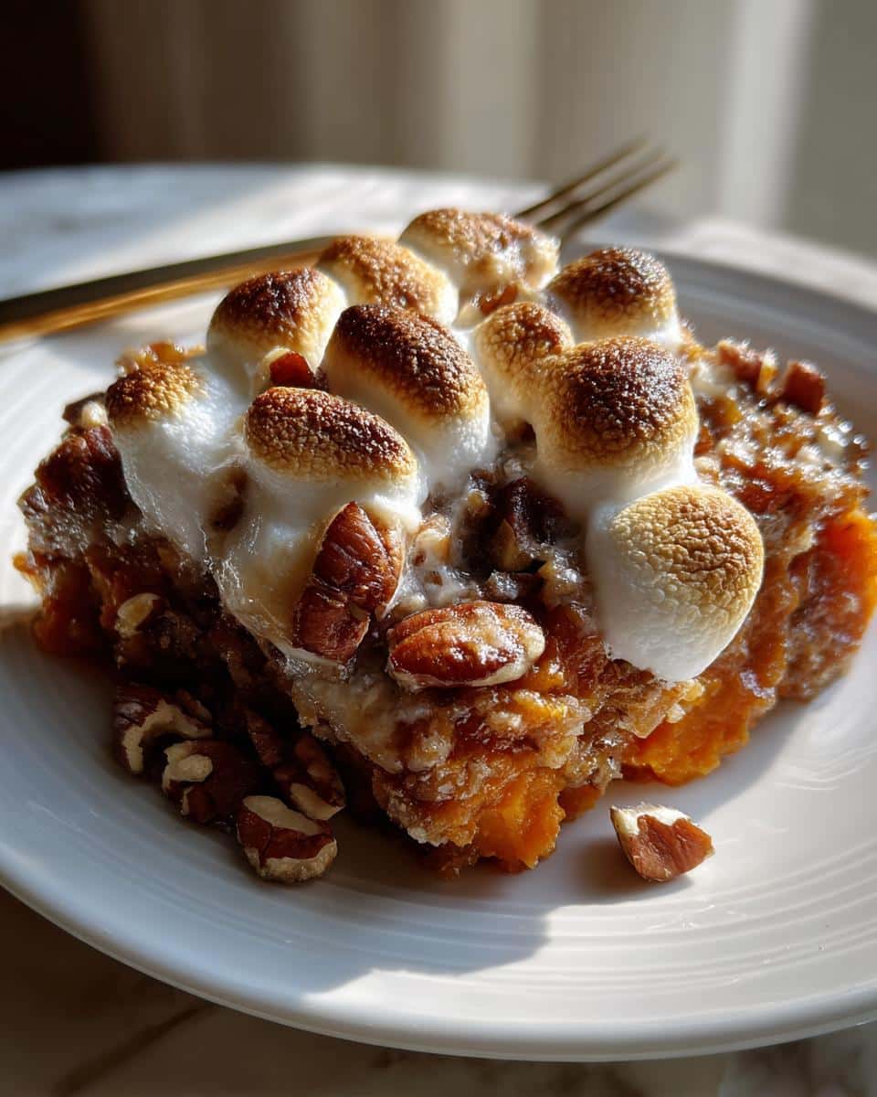 sweet potato casserole - detail 1