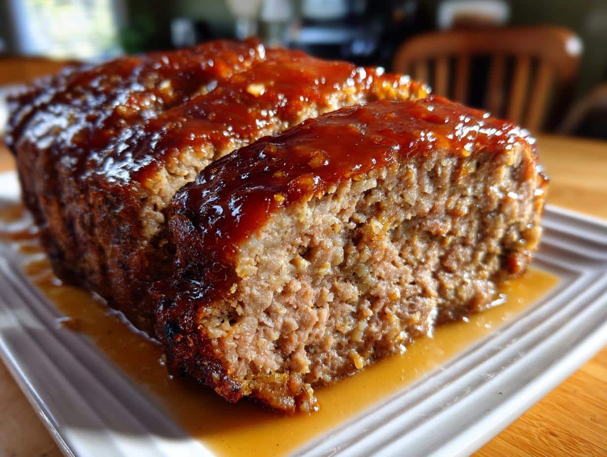 Brown Sugar Glazed Meatloaf