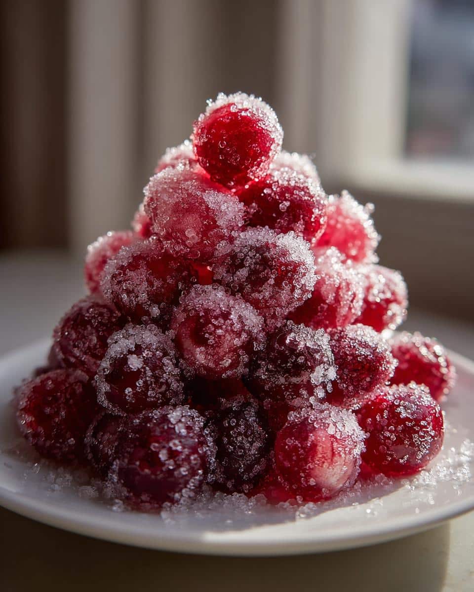 Candied Cranberries - detail 2