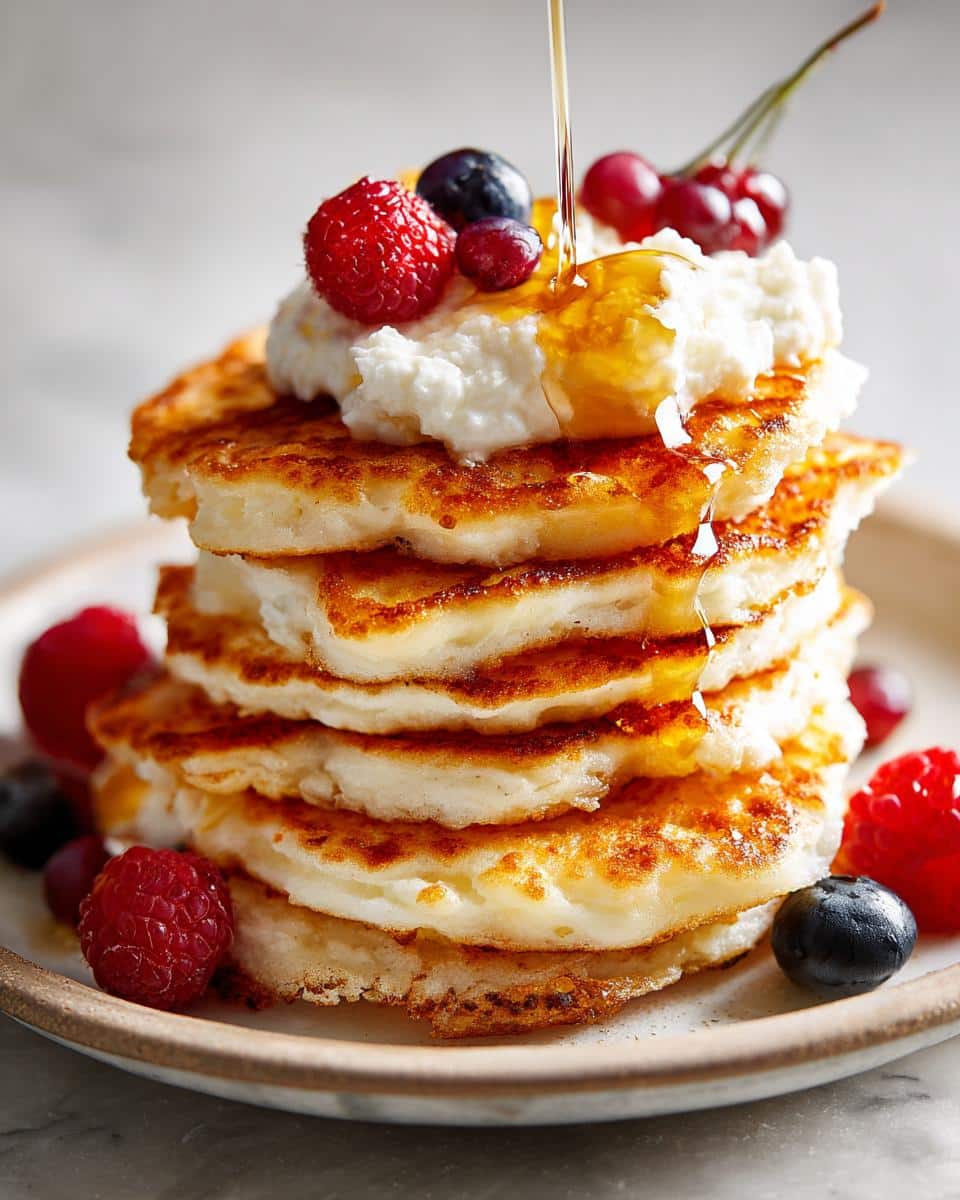 Cottage Cheese Pancakes - detail 2