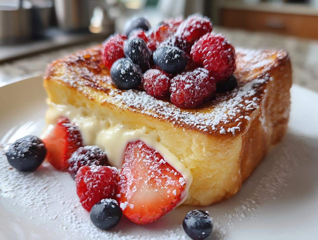 Custard Yogurt Toast