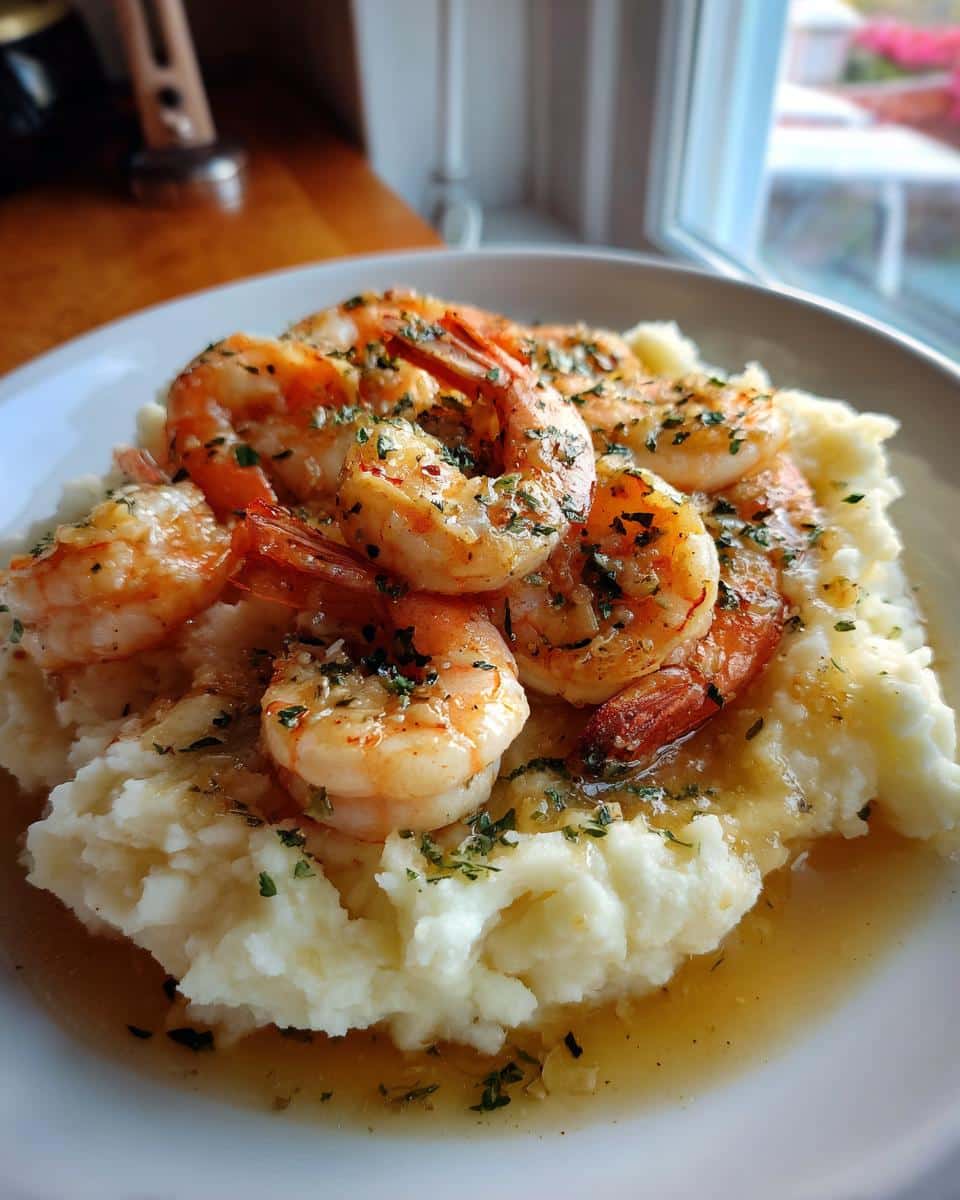 Garlic Shrimp & Dreamy Mashed Potatoes - detail 1