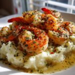 Garlic Shrimp & Dreamy Mashed Potatoes