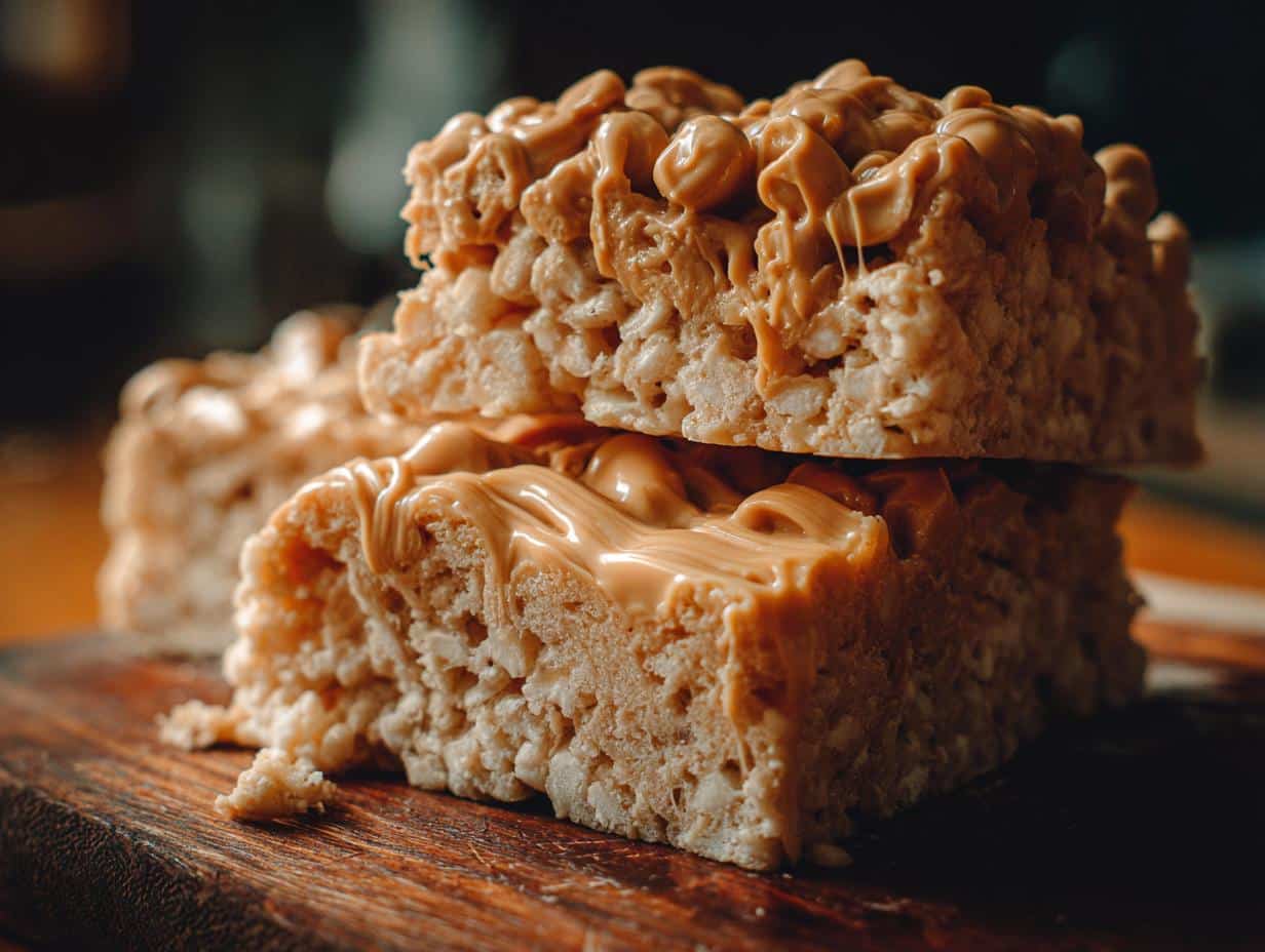 Giant Peanut Butter Rice Cake