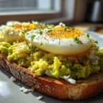 Grated Egg Avocado Toast