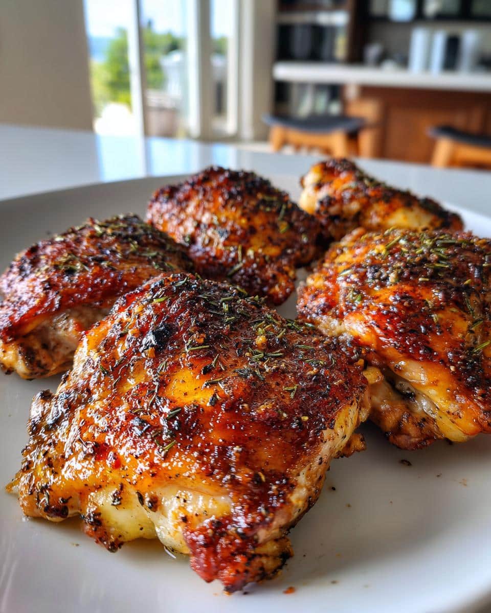 Juicy Baked Chicken Thighs - detail 1