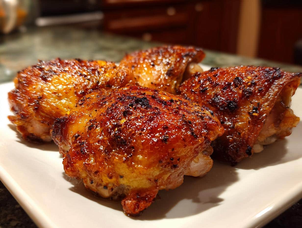 Juicy Baked Chicken Thighs