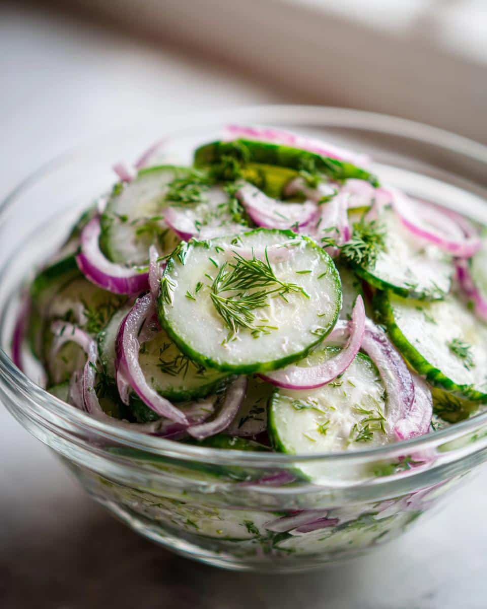 Logan’s Cucumber Salad - detail 1