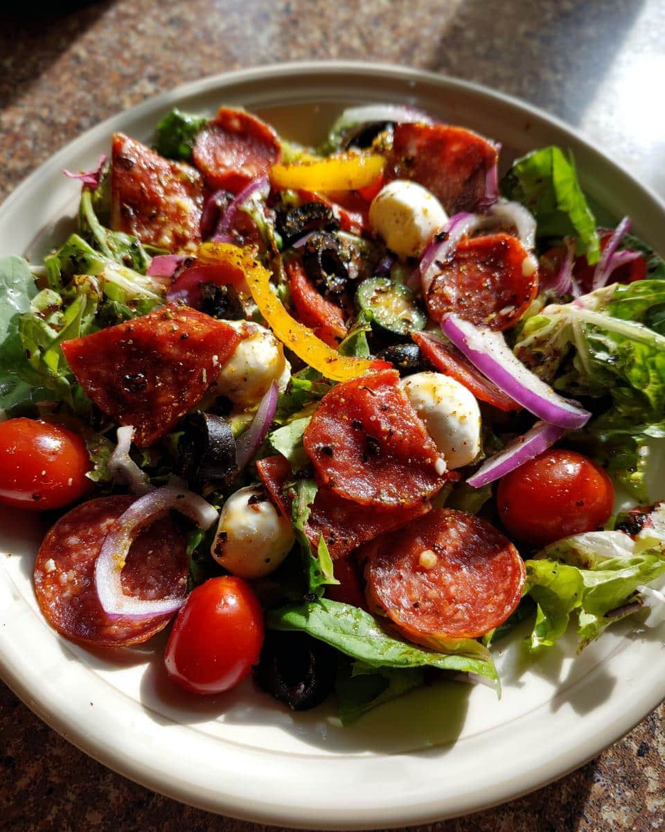 Pizza Salad - detail 1