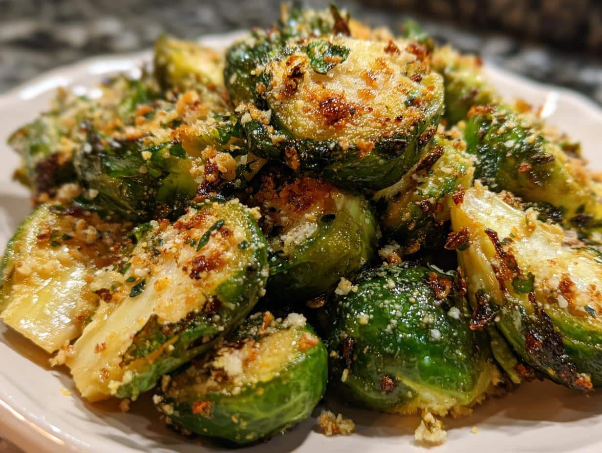 Smashed Brussels Sprouts