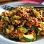 Zucchini & Ground Turkey Skillet