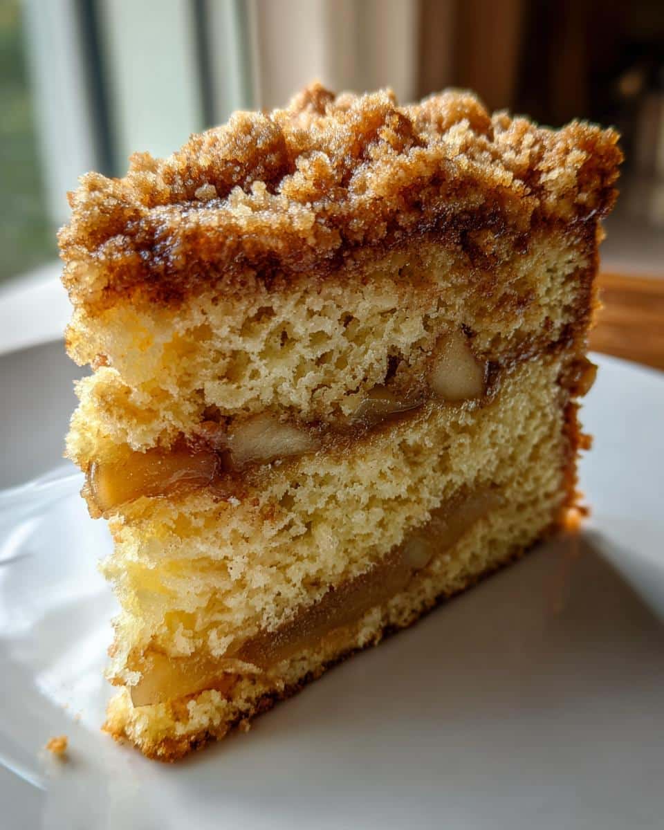 apple coffee cake - detail 2