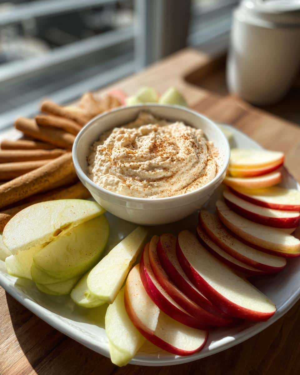 apple dip with cream cheese - detail 1