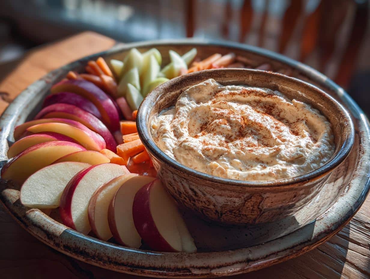 apple dip with cream cheese