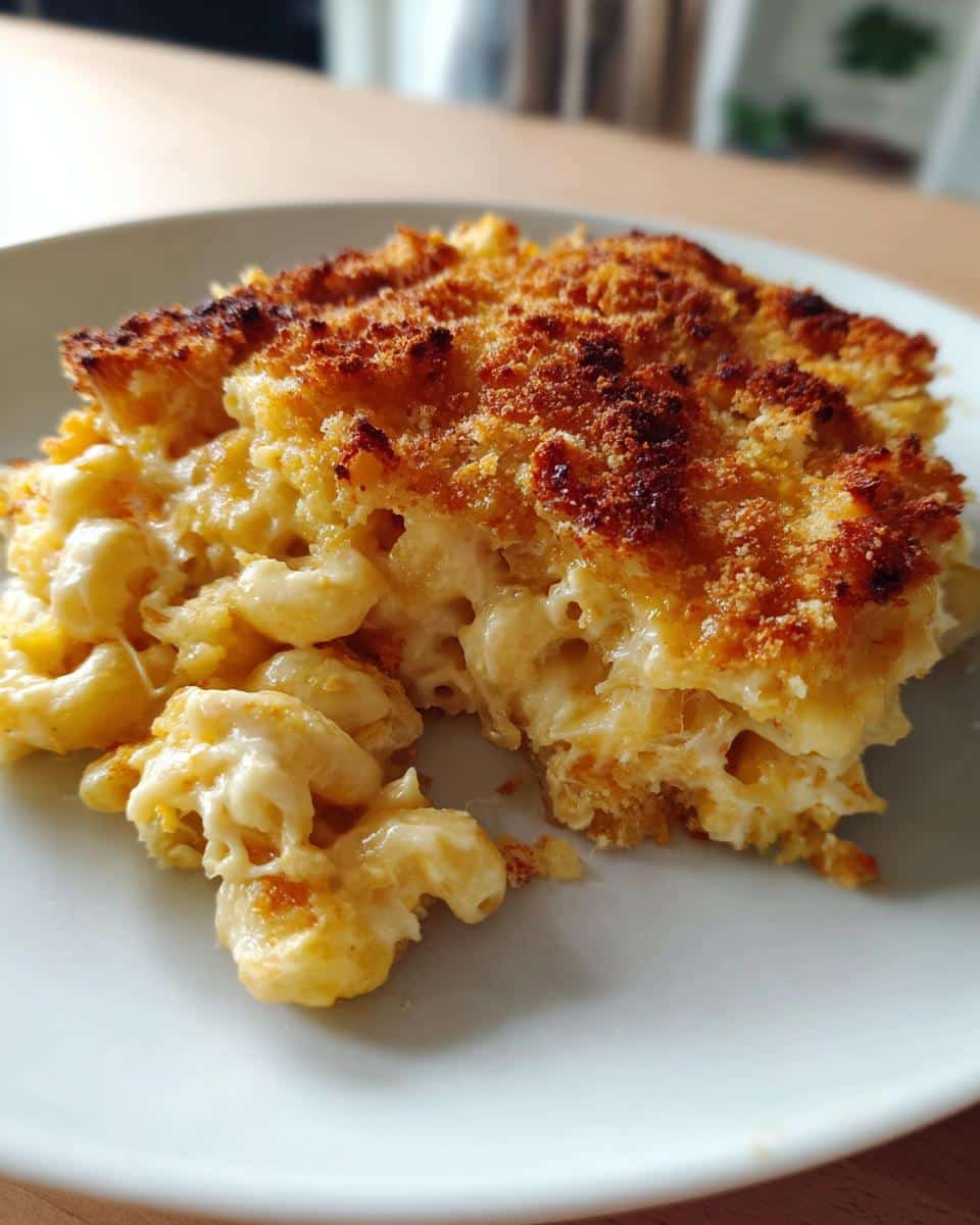 baked macaroni and cheese - detail 2