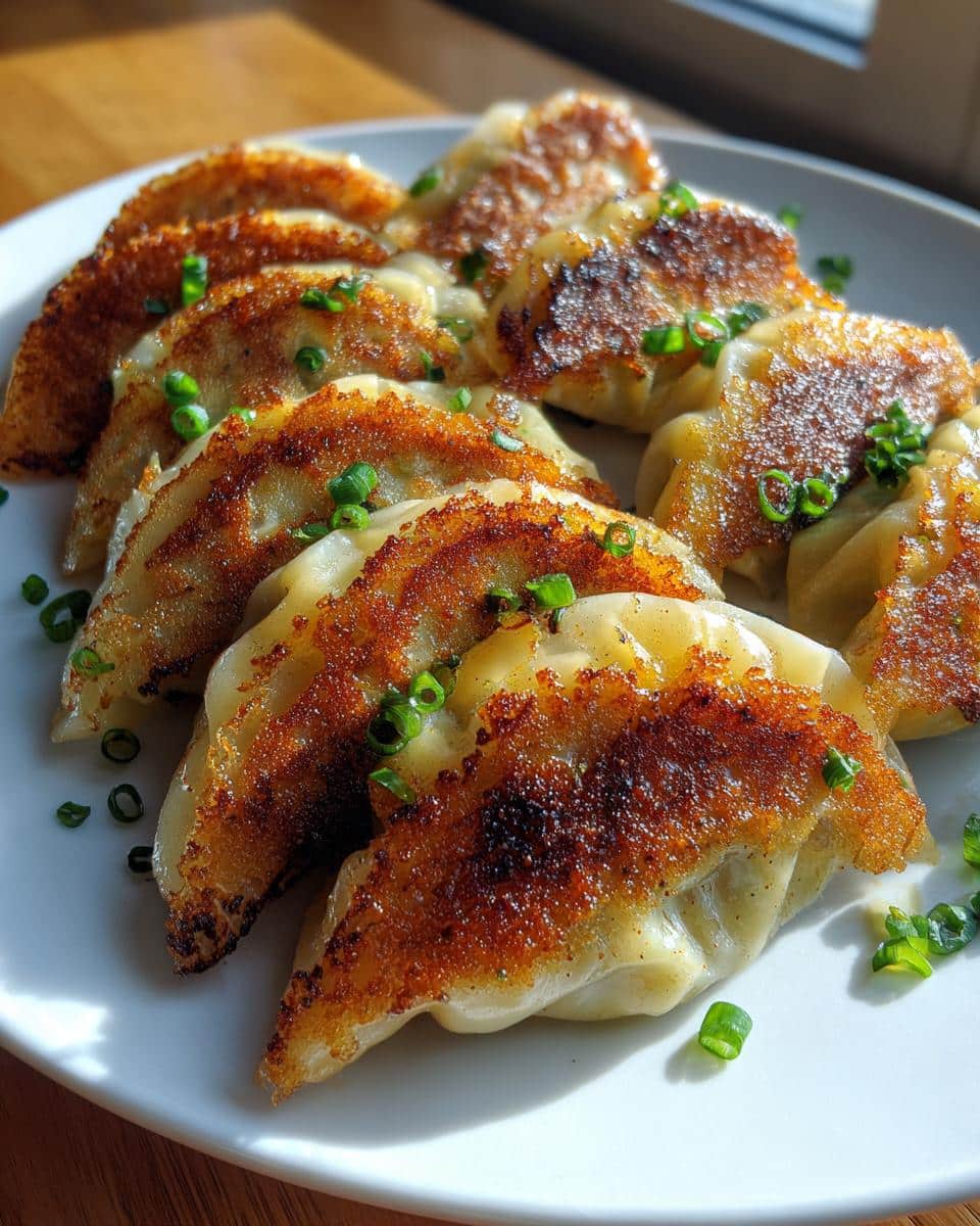 butternut squash potstickers - detail 2