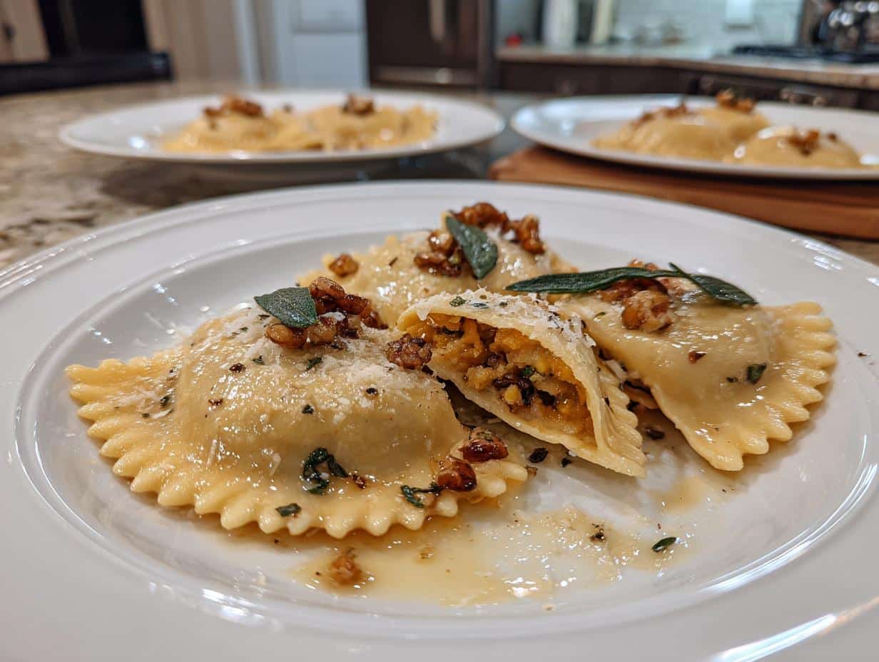 butternut squash ravioli